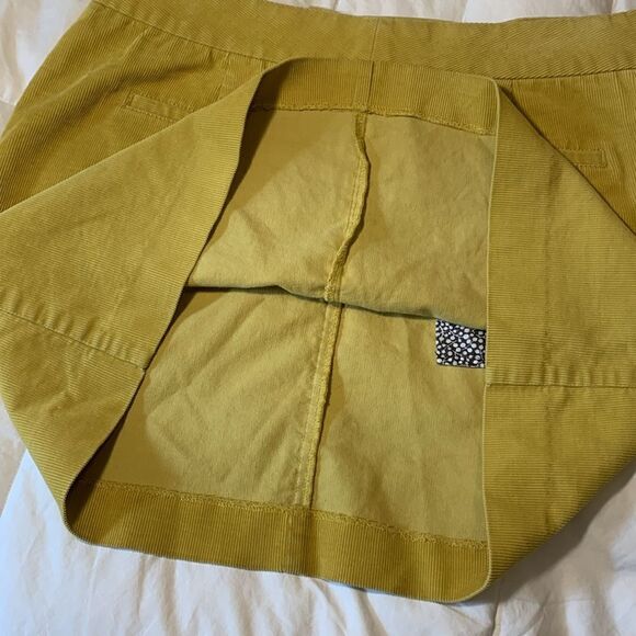 J.CREW, corduroy skirt, mustard yellow, great condition, size 4 - Picture 7 of 14